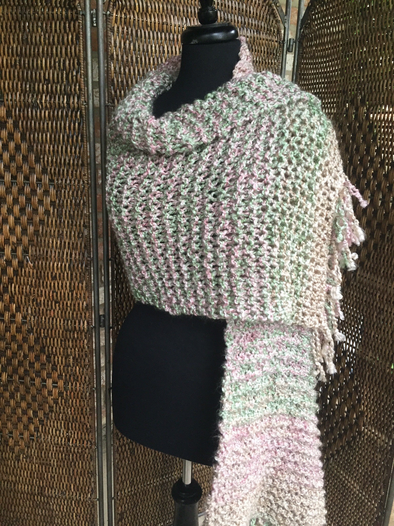 "Sundae" - Rectangle Fringe Wrap