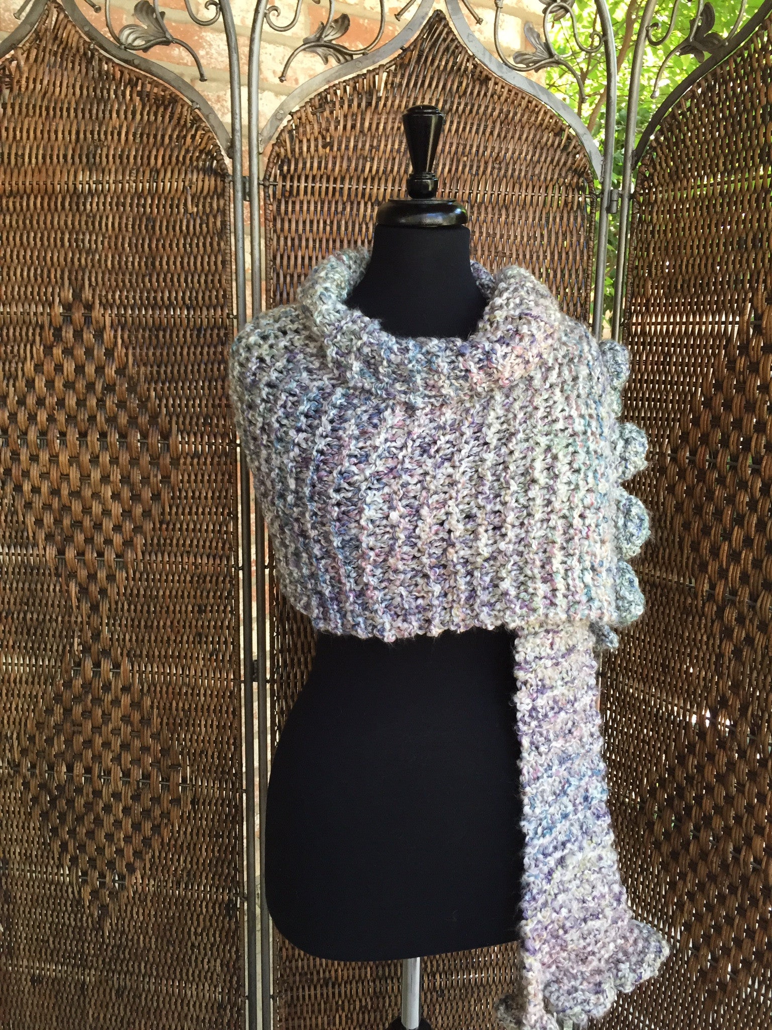 "Tudor" - Rectangle Ruffle Wrap