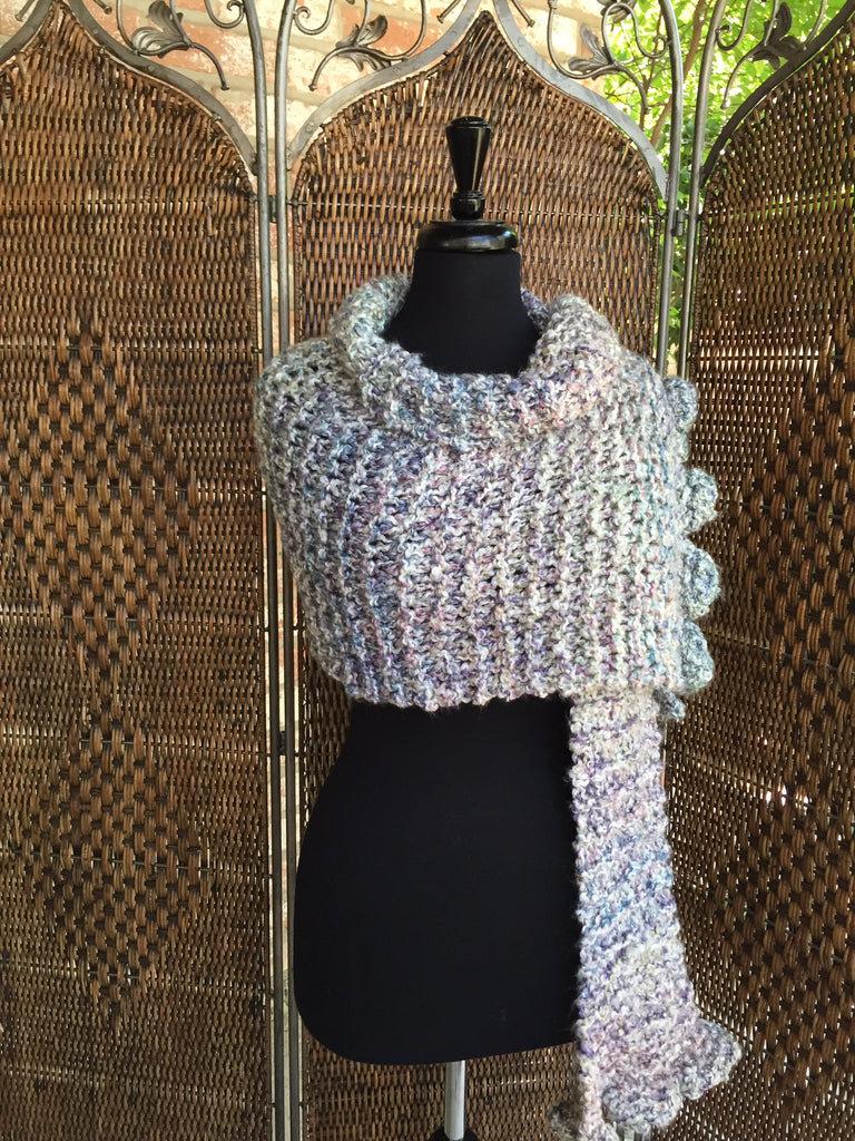 "Tudor" - Rectangle Ruffle Wrap