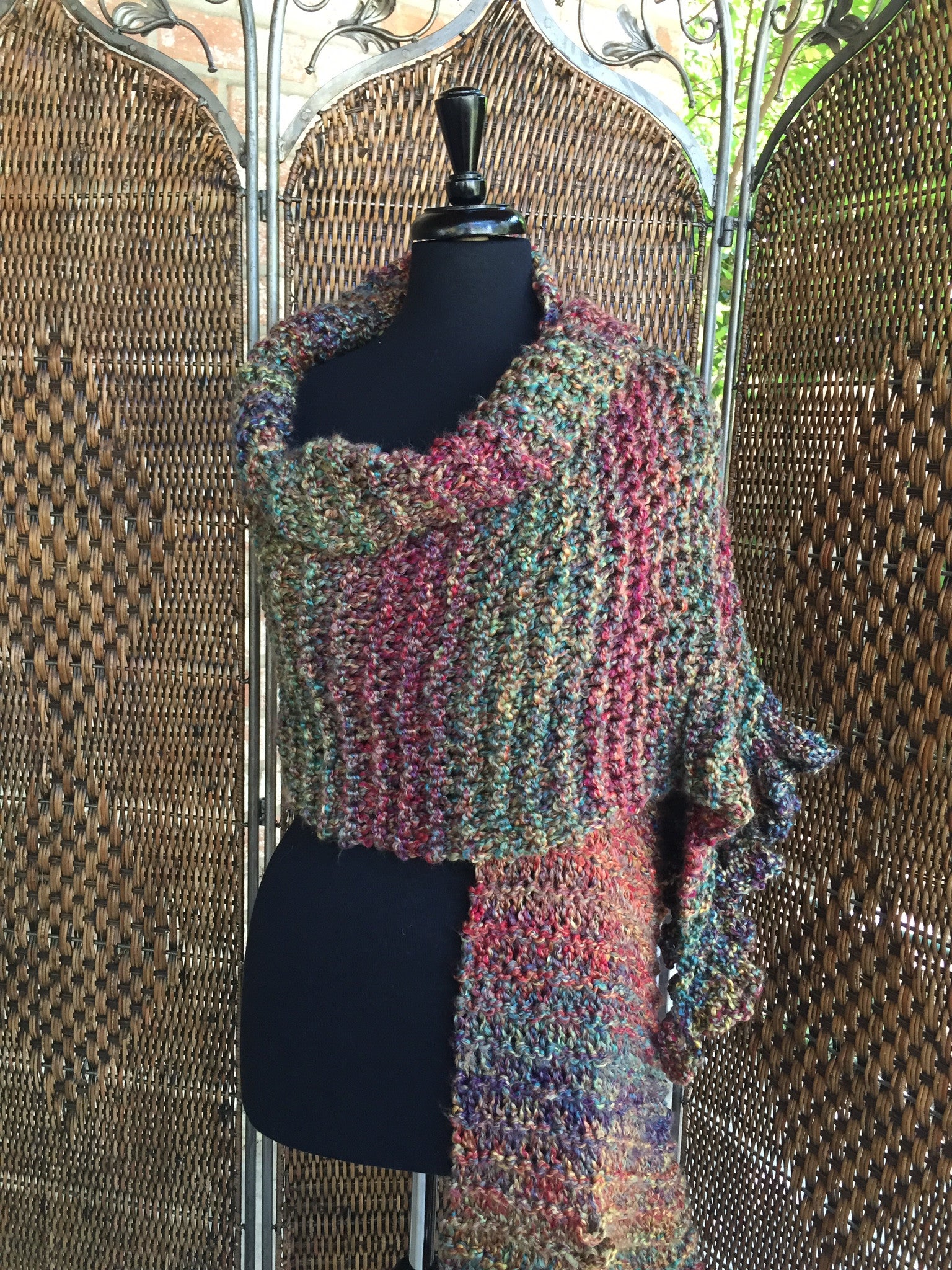 "Fiesta" - Rectangle Ruffle Wrap